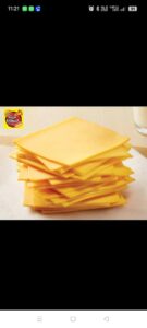 شرائح جبنة شيدر امريكى